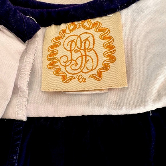 BEAUFORT BONNET Navy Smocked Dress Size 5 - Picture 5 of 8